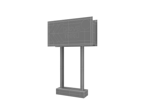 Street Billboard 3 3D Model