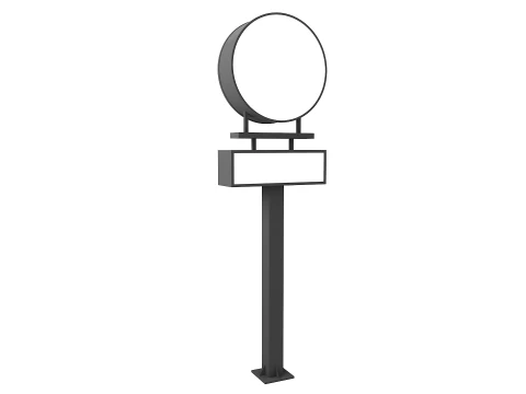 Street Billboard 4 3D Model