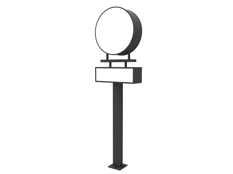Street Billboard 4 3D Model