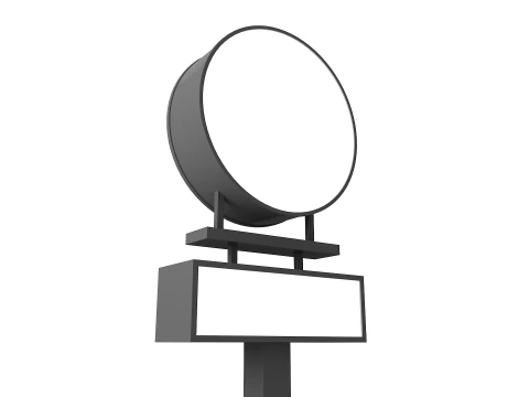 Street Billboard 4 3D Model