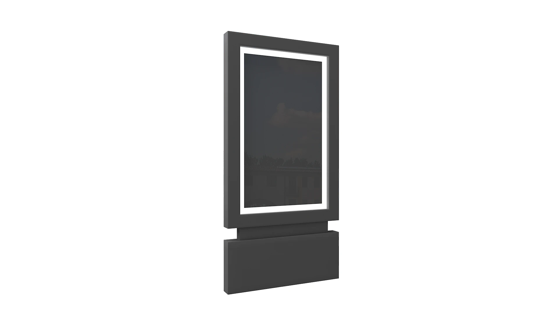 Street Billboard 6 3D Model .c4d .max .obj .3ds .fbx .stl .blend 