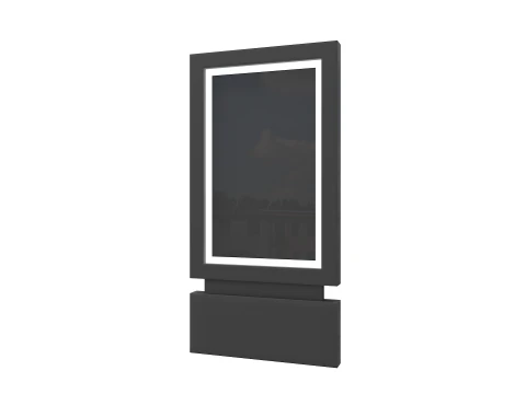 Street Billboard 6 3D Model