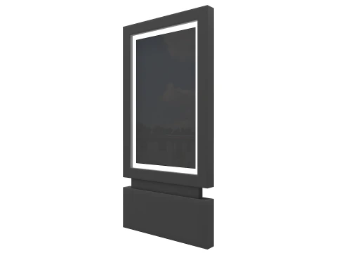Street Billboard 6 3D Model