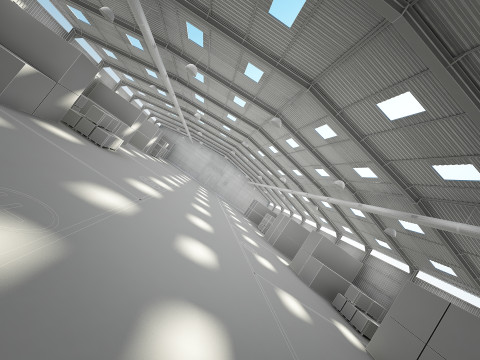 창고 인테리어 3D 모델