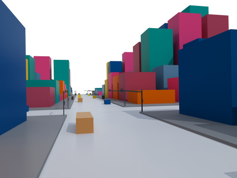 Cartoon City 3D Model