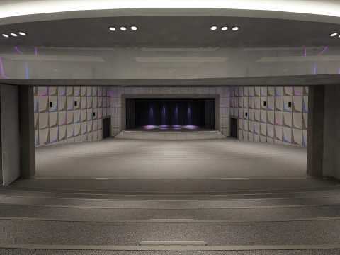 Sala Conferenze Modello 3D