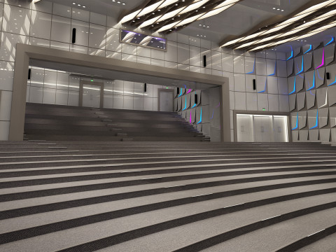 Conference Hall 3D Model