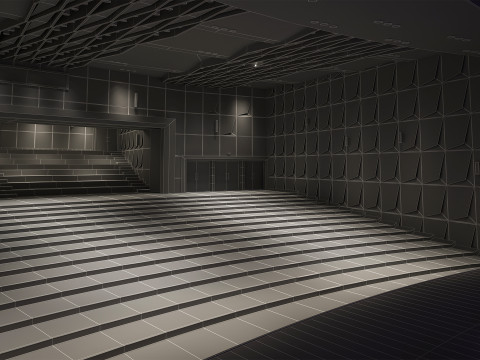 Conference Hall 3D Model