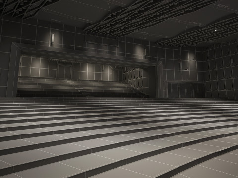 Conference Hall 3D Model