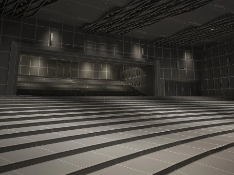 Sala Conferenze Modello 3D