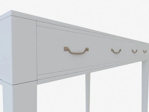 Scandinavian Table 3D Model