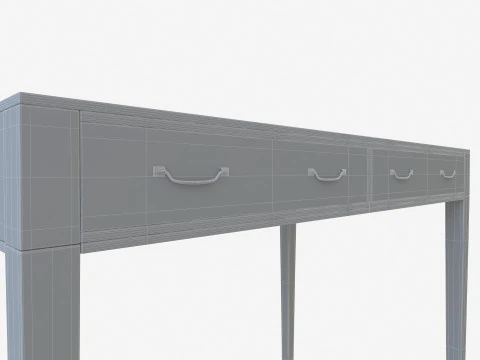 Scandinavian Table 3D Model