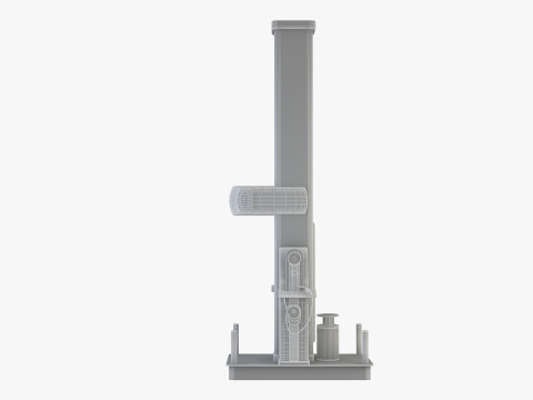Gasoline Pump Station 3D Model