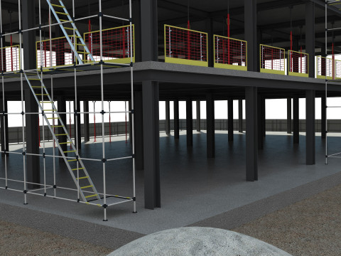 Building Construction 3D Model