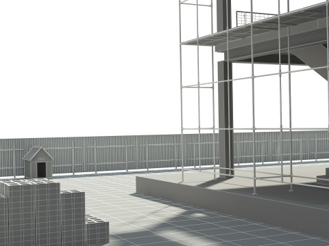 Building Construction 3D Model