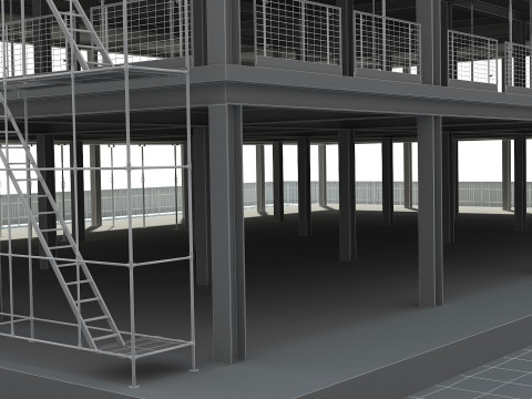 Building Construction 3D Model