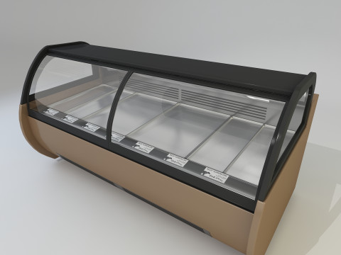 Congelatore del supermercato Modello 3D