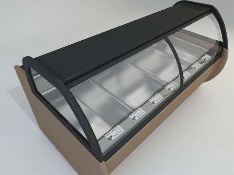 SuperMarket Freezer 3D Model