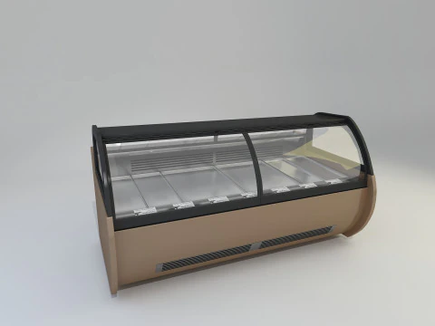 SuperMarket Freezer 3D Model