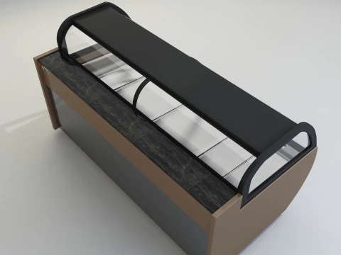 SuperMarket Freezer 3D Model