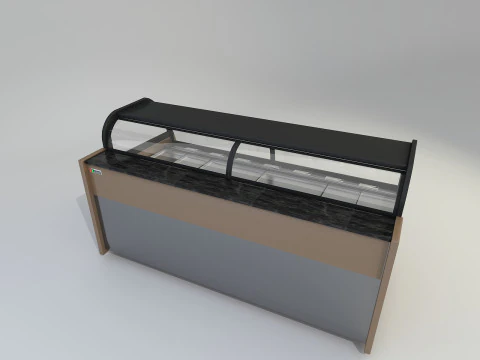 SuperMarket Freezer 3D Model