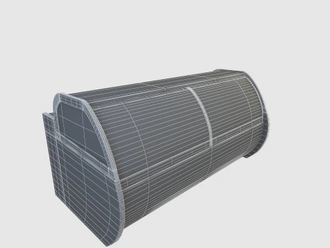 SuperMarket Freezer 3D Model