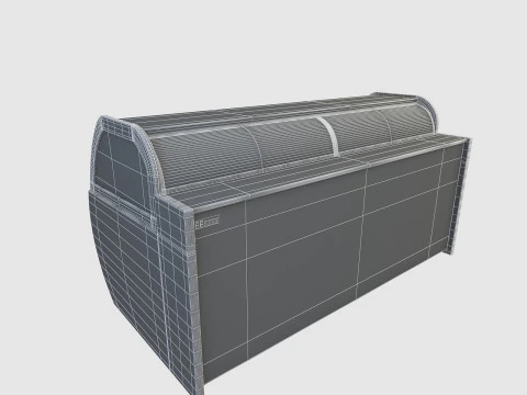 SuperMarket Freezer 3D Model