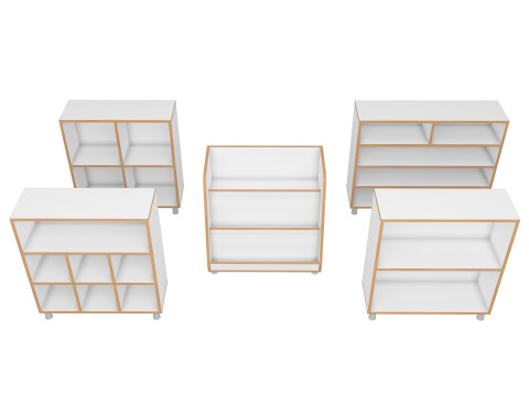 小柜子套装 3D 模型