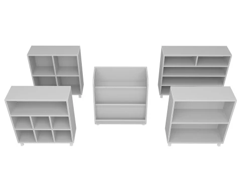 Small Cabinet Set 3D Model