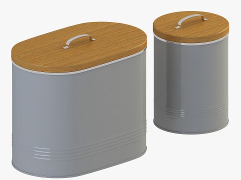 キッチンキャニスタージャー 3Dモデル