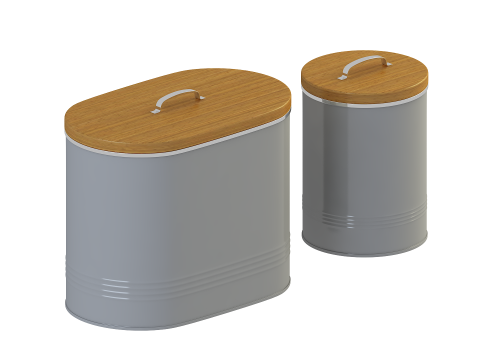 Kitchen Canister Jars 3D Model