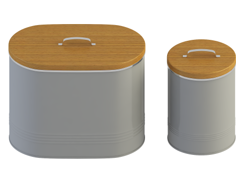 Kitchen Canister Jars 3D Model