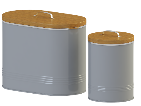 Kitchen Canister Jars 3D Model