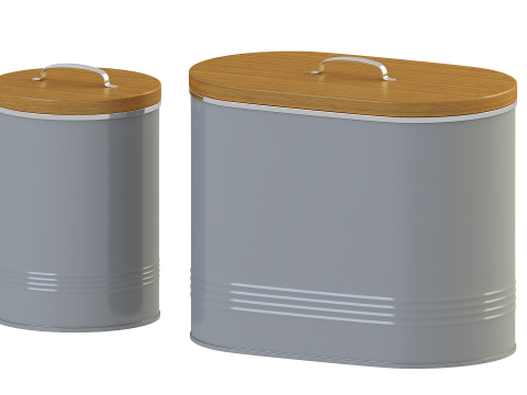 Kitchen Canister Jars 3D Model