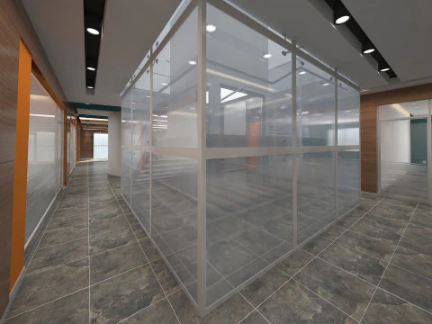 Lobby and Office 3D Model