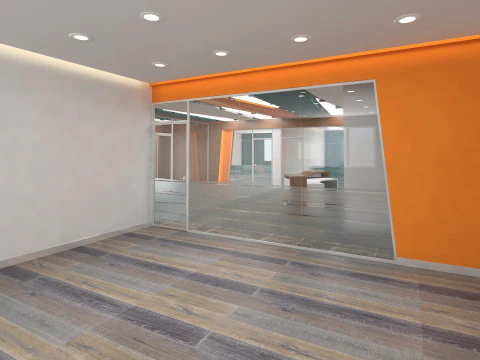 Lobby and Office 3D Model