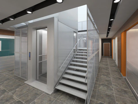 Lobby and Office 3D Model