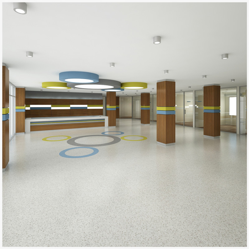 Lobby Interior 3D Model .c4d .max .obj .3ds .fbx .stl .blend 