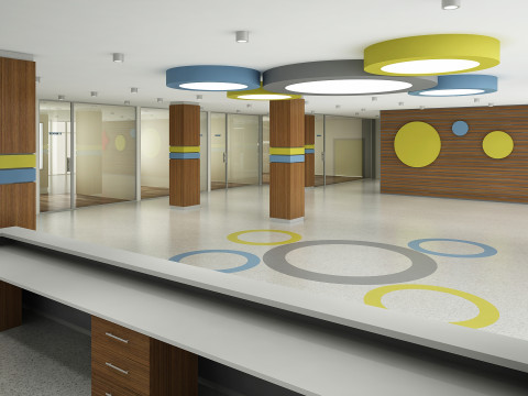 Lobby Interior 3D Model