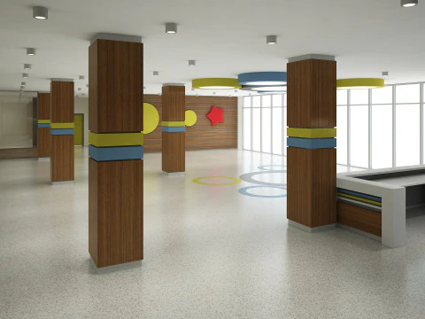 Lobby Interior 3D Model