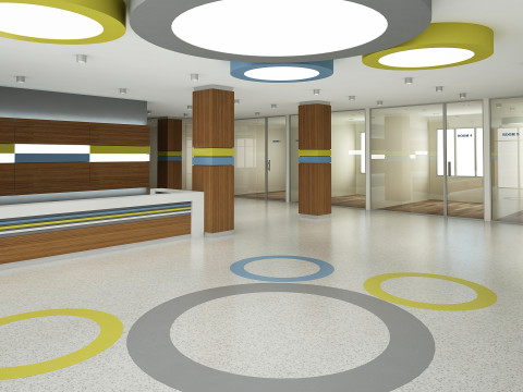 Lobby Interior 3D Model