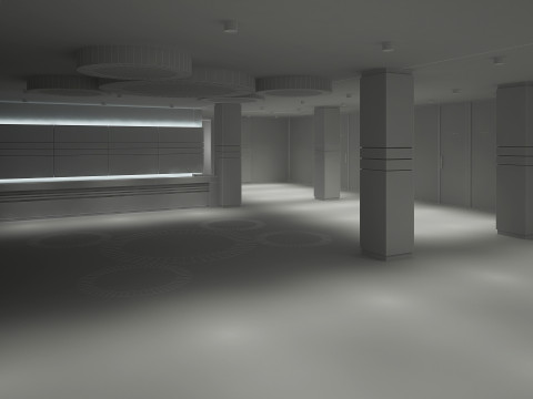 Lobby Interior 3D Model