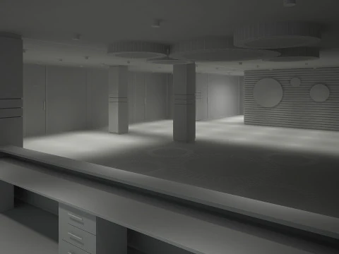 Lobby Interior 3D Model