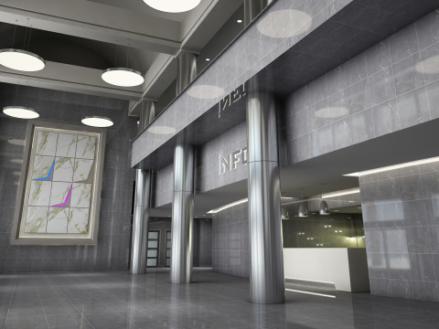 Lobby Interior 3D Model
