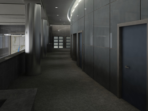 Lobby Interior 3D Model