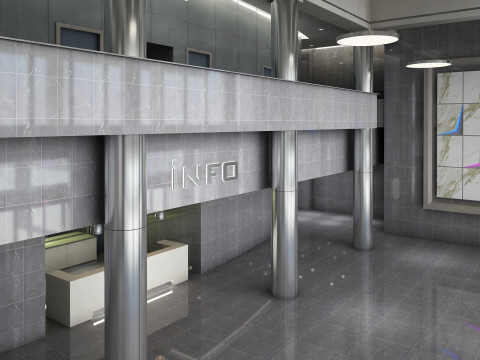 Lobby Interior 3D Model