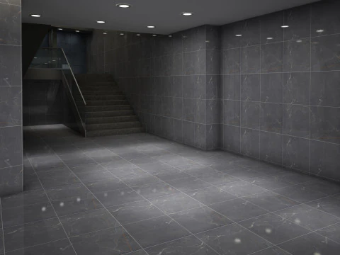 Interior do lobby Modelo 3D