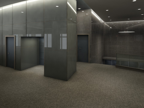 Lobby Interior 3D Model
