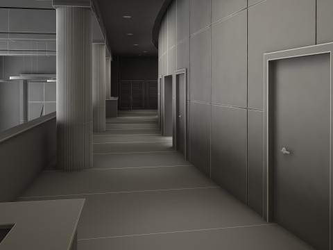 Lobby Interior 3D Model