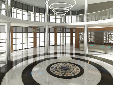 Lobby Interior 3D Model